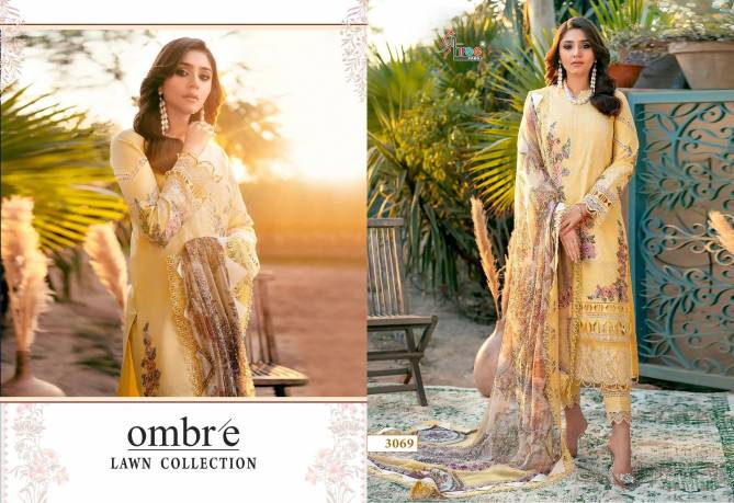 Ombre Lawn By Shree Fabs Pakistani Suits Catalog
